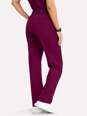 Comenii | 4 pocket cargo scrub pant wine red / burgundy women’s size small